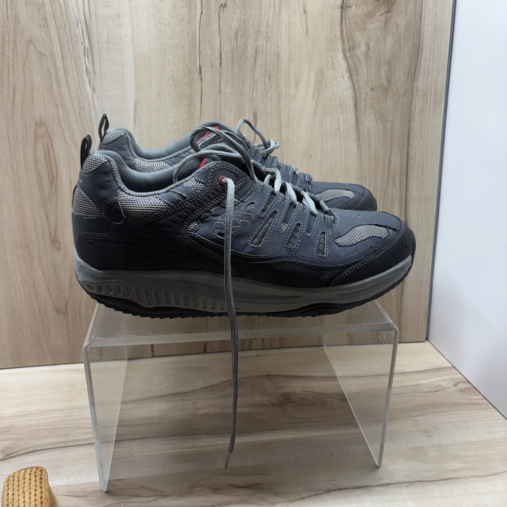 Gray and Black Athletic Sneakers - Picture 5 of 7
